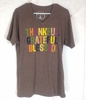 Jane Marie thankful grateful blessed short sleeve